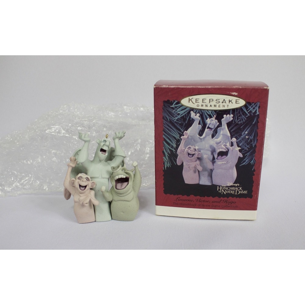 Hallmark Keepsake Disney Hunchback of Notre Dame Laverne Victor Hugo‎ Ornament